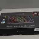 TECWARE Spectre 75 Mechanical Gaming Keyboard | Customizable LCD Screen Display & Knob | Tri-Mode Wireless Bluetooth 2.4GHz | Gasket Mount Hot Swappable | Black Candy Red Linear Switches