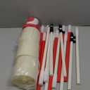 Golf Flagstick 6ft, Golf Pin Flag Hole Cup Set Putting Green Flags and Poles Numbered Golf Flags for Driving Range Backyard, Portable 5 Section Design for Golf Practice, Gift Idea