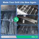 Grill Rreplacement Parts for Brinkmann 810-6680-S, Replacement for Brinkmann 810-6680-S Grates, for Brinkmann 810-6680-S Burners, for Brinkmann Heat Plate 810-6680-S, for Brinkmann 810-6680-S Parts