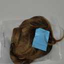 HAIRCUBE Light Brown Long Curly Wig with Bangs Heavy Blonde Natural Appearance Heat-Resistant Synthetic Wig Suitable for Fashionable Women 24Inch