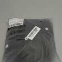 OYOANGLE Women's Lace Sheer Button Down Puff Long Sleeve Blouse Business Casual Dressy Tops (X-Large, Black)