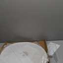 Henjjras White Round paper lamp shade 50cm(19Inch) Chinses Lantern Pendant Lamp Shade,Large Foldable Lampshade