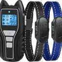 Shock Collar for Dogs 2 Dogs (15-120lbs) 2000FT Dog Shock Collar with Remote Control IPX7 Waterproof Dog Training Collar with Remote 4 Safe Modes Rechargeable Lock Flash Light for All Breeds Clear