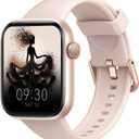 Smart Watch for Men Women Answer/Make Call, 1.85" Smartwatch, Fitness Watch with Heart Rate Blood Pressure Sleep Monitor, 140+Sports, IP68 Waterproof Step Counter Watch Compatible with Android IOS (Pink)