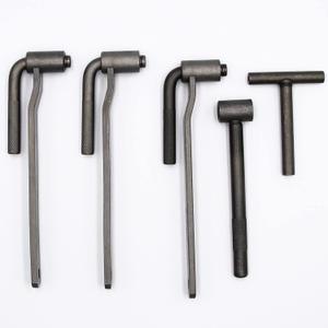 Motorcycle Engine Valve Screw Adjustment Tool, Socket Screw Spanner 8-10mm T Type Spanner Square Hexagonal Hole Tool (5Pcs/Set)