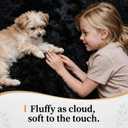 8x10 Area Rugs for Living Room: Soft Black Fluffy Rug Shag Washable Rug Plush Fuzzy Indoor Carpet for Bedroom Nursery Playroom Girls Boys Kids Room (Black, 8'x10')