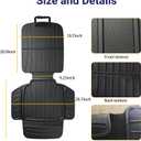 2PCS TPE Car Seat Protector for Child Car Seat