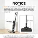 HESTIA Hardwood Floor Attachment for Dyson V7 V8 V11 V15 SV10 SV12 SV14 Cordless Stick Vacuum Cleaners, V-Shaped Roller Brush, LED Headlights, Cleaner Head Replacement Parts