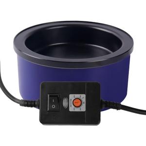 Electric Glue Pot for Crafts, 225-400F Adjustable Temperature, 160ml Hot Pot, 5-1/4" Diameter, 1" Depth - Fits Sticks and Glue Pellets - Great for Crafts, DIY Projects Pellets