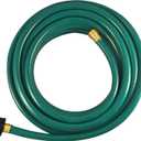 Flexon 1/2" x 75ft Light Duty Garden Hose Lightweight, Flexible, Kink-Resistant, Durable Vinyl, Leak-Proof Couplings, Weather-Resistant Water Hose for Lawn, Garden, and Outdoor Use
