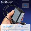 2Pack 4 in 1 Retractable Car Charger, 69W USB C Car Accessories Adapter for iPhone 17 USB C Charger Fast Charging,Truck Accessories,Travel Essentials Gifts for Women Men, for iPhone 16 15 14, Galaxy