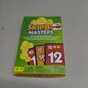 Multicolor Skip Bo Masters Game with Special Strategy Coins for Family Fun