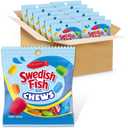 SWEDISH FISH Chews Soft & Chewy Candy, Bulk Candy, 12-2.12 oz Bags