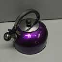 2.7 Quart (3 L) Tea Kettle, Food Grade Stainless Steel Teakettle is Best for Boiling Water, Brewing Tea, and Making Coffee (Purple)