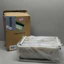 6-Tier Utility Cart with 6 Drawers, Rolling Utility Cart with 2 Lockable Caster Wheels, Multipurpose Mobile Rolling Drawer Cart for Office Bathroom Kitchen, Ivory White