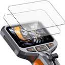 Screen Protector Tempered Glass 2-Pack Compatible with Teslong TD450S Borescope, Anti-Scratch Bubble-Free HD Clear Film