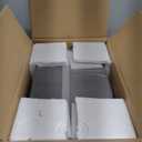 FEIYAN Extra Large Jewelery Box, 10-Layer Storage Case, Faux Leather Organizer with Drawers, Velvet Lining, Scandinavian Nordic Style (BLACK)