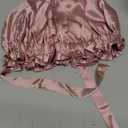 THXSILK 100% Mulberry Silk Bonnet for Women Hair Bonnet with Elastic Band Soft Sleep Caps for Women