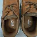 GINNI Boys Dress Shoes Slip On Boat Shoes Lightweight Loafers Casual Comfortable School Shoes, 5 Big Kid, Brown