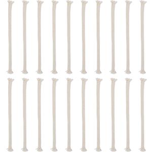 SWATOM 1/4" Round Cotton Oil Lamp Wicks 20 PCS for Tiki Torches,Alcohol Candle Burner,Lampberger Kerosene Lamp,Dietz Oil Lantern