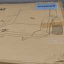 HOPERAN 25" 2pcs Dual-Sided Heated Stadium Seats for Bleachers with Back Support, 3 Levels Heating Stadium Seating for Bleachers Seat with Backrest, 5 Pockets Portable Stadium Chair for Outdoor (Black)