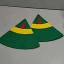 JoneTing Christmas The Elf Wig【+Hair Cap with Hat】Short Brown Curly Wigs for Men Afro Wigs Hat Brown Afro Hairs 70s Disco Costume Hair for Halloween Christmas Cosplay Party Costume Outfit Accessories