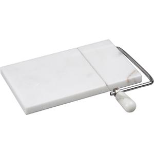 Creative Home Natural Marble Cheese Cutter, Slicer  5" L x 8" W