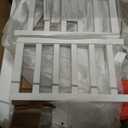 Delta Children Wood Sleigh Toddler Bed, White