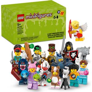 LEGO Minifigures Series 27 6 Pack - Multipack of Collectible Figures for Kids, Boys and Girls, Ages 5+ - Mystery Blind Box of 12 Possible Minifigures - Gift Idea for Birthdays or Events - 66795