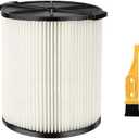 Vf4000 Replacement Filter for RIDGID 72947 5-20 Gallon Wet/Dry Vacuums & Husky 6-9 gallon Vacuum, Replacement Vf4000 Filter 1 Pack