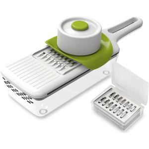 WAGENSTEIGER Stainless Steel Mandoline Slicer - Adjustable Multi-Blade Vegetable & Food Chopper with 6 Interchangeable Blades, Safe Hand Guard, Non-Slip Base & Catch Tray  Julienne Slicer