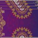 Linen Diwali Placemats Set of 4 Indian Diwali Decorations and Supplies for Home Kitchen Dining Room Table