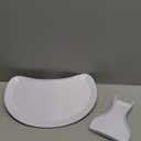 Baby Booster Seat Tray Attachment Only Compatible with Bumbo Baby Infant Toddler Floor Seat Feeding Tray for Boys and Girls 3 to 12 Months - White