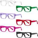 Eyekepper Metalless Screwless Spring Hinge Reading Glasses for Women - 6 Pack Durable Ladies Readers +2.50 (6 Pack Mix Color-nr9107)