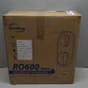 iSpring RO600BN Tankless Reverse Osmosis System Under Sink, 600 GPD Fast Flow RO System, 2.5:1 Pure to Drain Ratio RO Water Filter System, Brushed Nickel Faucet, White