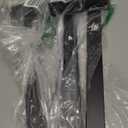 4 Pack - 14 inch Black Hidden L Shelf Bracket (1/5 Inch Thicked) Iron Floating Shelf Brackets Rustic Industrial Metal Brackets for Shelf Support