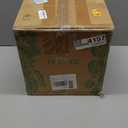 LE TAUCI 10 Inch Plant Pot, Ceramic Pots for Plants with Drainage Hole and Rubber Plug, Plant Pots Indoor for Home Garden Patio Office, Cylinder Planters for Indoor Plants, Charcoal Gray