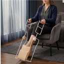 Wide Compression Sock Aid for Swollen Legs, Bariatric Stocking Donner Device for 15"-18" Calf - No Bend Sock Helper Tool for Seniors & Limited Mobility Putting on Compression Socks