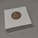 Ling's moment 2pcs Wedding Shoulder Corsage Artificial Flowers, Girl/Mother Homecoming/Prom Corsages Wristlet Décor, etc. White Ivory Greenery