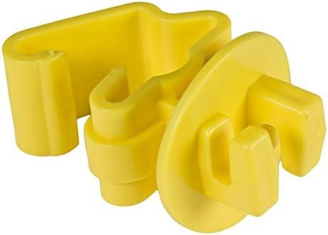 Zareba ITY-Z Standard Snug-fitting T-Post Insulator, 25 per Bag, Yelllow