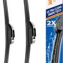 22" + 21" Replacement For Toyota Tacoma 2005-2015 Solara 2000-2003 Jeep Grand Cherokee 2011-2021 Honda Pilot 2009-2015 Dodge Durango 2011-2022 Front Windshield Wiper Blade 2 Pack