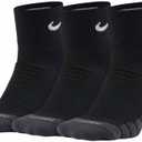 Nike Unisex Adult Everyday Max Cushioned Training Ankle Socks (3 Pairs) (Small, Black/Anthracite/White)