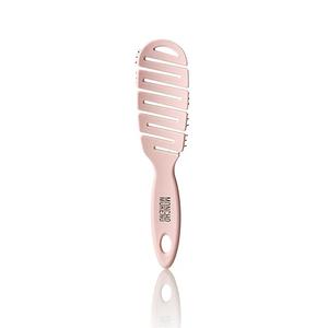 MONCHO MORENO Magic Brush  Professional Detangling Hair Brush for Dry Hair, AntiBreakage & AntiFrizz Brush for Fine, Thick & Curly Hair, Adds Shine (Pink)