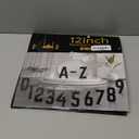 12 Inch Metal House Numbers, House Address Letters and Numbers for Outside Signs, Metal Letters Door Numbers Signage Street Address Plaque for Garden Door Mailbox Decor (Number 1)
