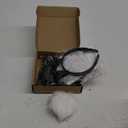 Zhanmai Bunny Costume Set - Including Ear Headband, Cuffs and Tail Accessory for Easter Party (Black)