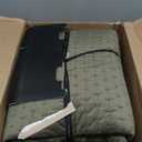 EverGrace Luxury Velvet Quilt Set King Size 3 Piece, Soft Cross-Stitch Velvet Comforter Set with Pillow Shams, Lightweight Coverlet Bedspread Bedding Set for All Seasons, Moss Green