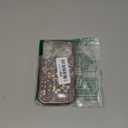 GVIEWIN for iPhone 17 Pro Case Compatible with MagSafe [Curly Wave Edge][Full Camera Protection] Floral Translucent Shockproof Magnetic Women Phone Case for iPhone 17 Pro 6.3'', Autumnflit/Brown