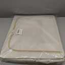 Clothes Storage Bins with Metal Frame, Foldable Clothes Organizers Storage Containers for Clothes, Sheets, Blankets, Pillows and Towels (66L, 3 Pack) Beige