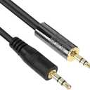 Movo MV-RC100 3.5mm Male Line-in to Male Microphone Attenuator Cable for HDSLR Cameras