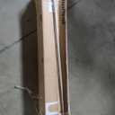 Kenney Kendall Knob Window Curtain Rod, Adjustable 48-86 Inch, Brushed Nickel